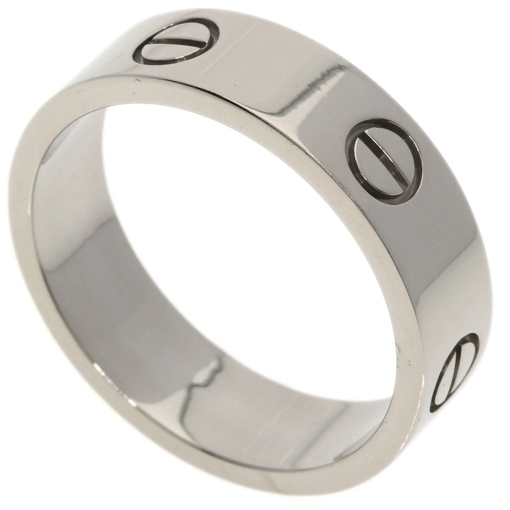 CARTIER Authentic 18k Silver Love Ring #61